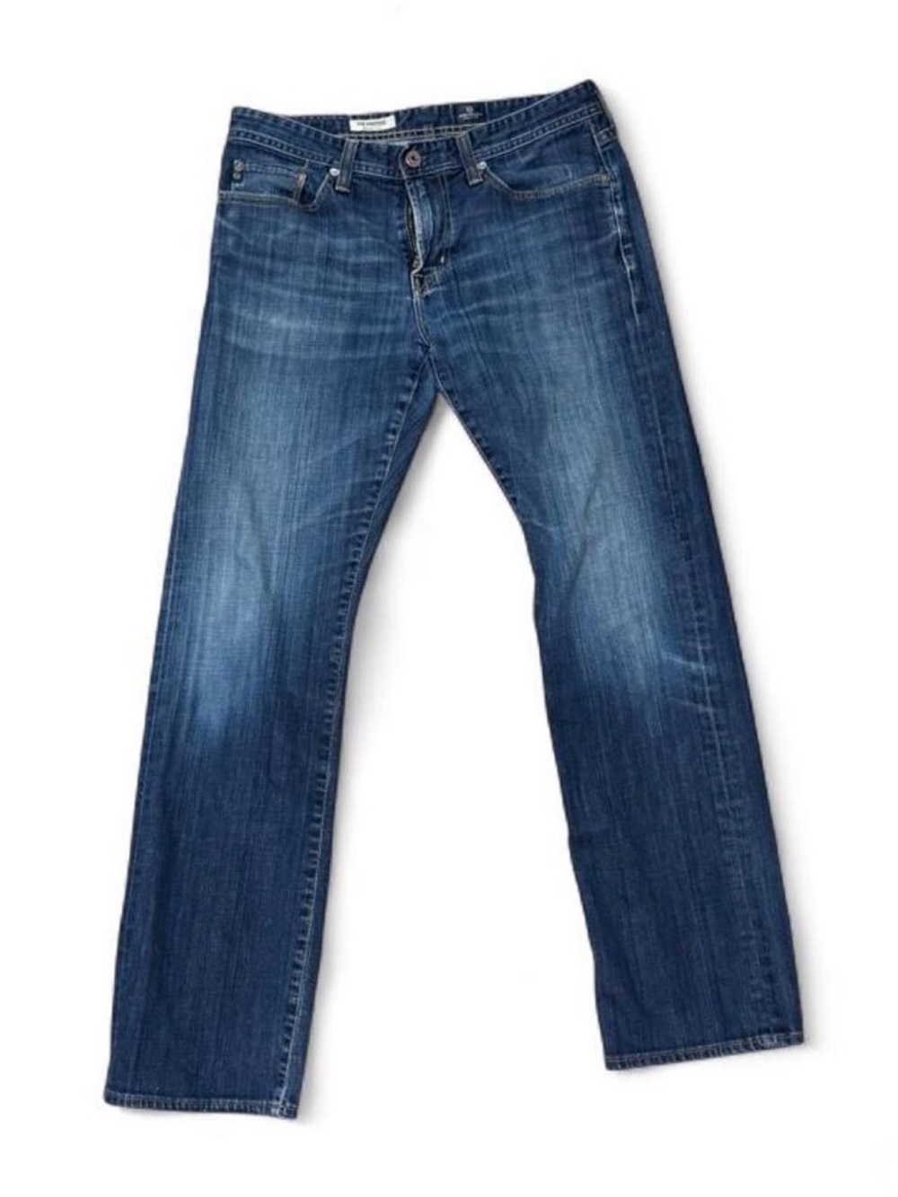 AG Adriano Goldschmied Indigo Straight-Leg Jeans